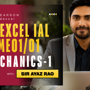 Sir Ayaz Rao-A Level Edexcel Maths WME11/01 Mechanics 1