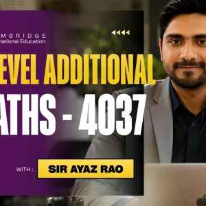 Sir Ayaz Rao-O Level Additional Maths 4037