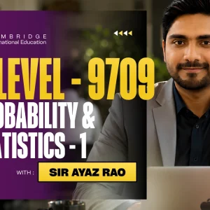Sir Ayaz Rao-A Level Maths 9709 Probability and Statistics 1